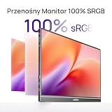 ARZOPA 16,1" Przenośny Monitor IPS 100% sRGB | Ekran FHD 1080P | HDR10 | Ultra Cienki 9.3mm | Wbudowane Głośniki | Plug & Play do Laptopa, PC, Mac, Konsoli - Z1C
