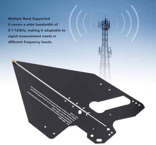 Garosa Log Periodic Directional RF Outdoor 100MHz-12GHz for Spectrum Management EMC Testing Compatible with Cellular Modems Routers