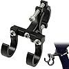 duozea Elektrische scooter, voorhaak, ophanghouder, universele dubbele haak, montageaccessoires van aluminiumlegering voor elektrische scooter, fiets, scooter, tassen, zwart, 1 stuk