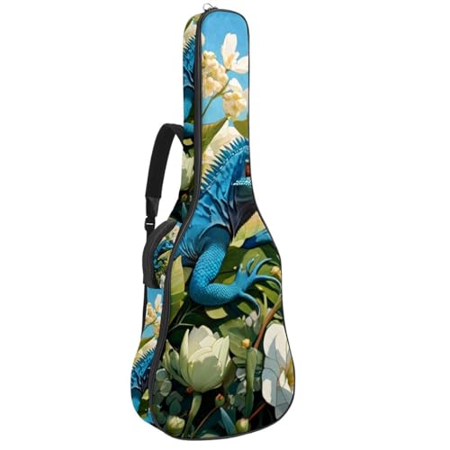Housse de guitare acoustique imperméable fleurie pour transporter votre musique au quotidien