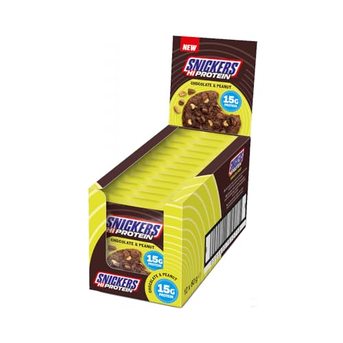 Snickers Protein Cookie Chocolate & Peanut 12 x 60gm