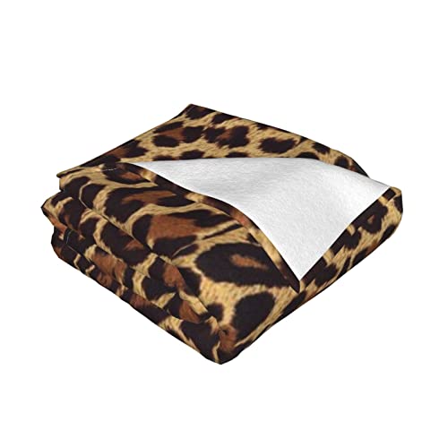 Couverture en flanelle douce imprimé léopard pour des soirées cocooning chaleureuses - 4