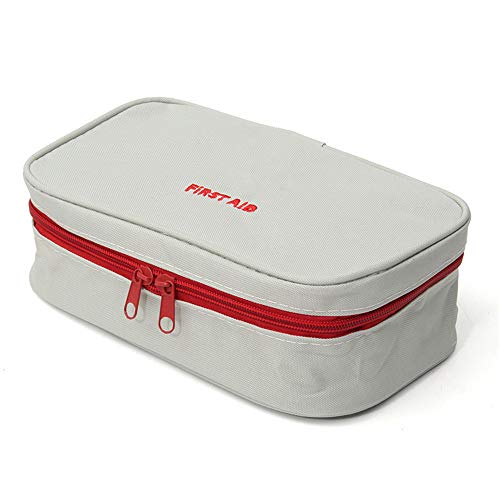 Bolsa de primeiros socorros portátil King&Pig com kit de primeiros socorros vazio para escritório em