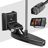 Upgrade 710295-1 XNT 9 HW MDI 75 T Transom Transducer Fits for Humminbird Helix 7/8 (MEGA Down Imaging) Dual Spectrum Chirp with Temperature Transom Mount Transducer, Black