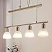 Produktbild Lindby LED Hängelampe 4 flammig, höhenverstellbar | inkl. 4 x 4W LED Leuchtmittel A+ austauschbar | warmweiß (3.000K) | Esstisch Pendelleuchte Glas Metall | Hängeleuchte Esszimmer