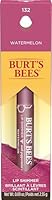 Burt's Bees 100% Natural Origin Lip Shimmer, Watermelon with Shea Butter and Fruit Oils, 1 Tube, 2.6g