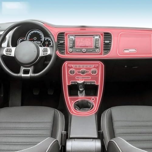 Film TPU pour console centrale de Volkswagen Beetle avec protection anti-rayures