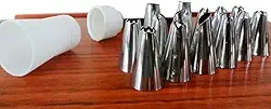Saco Decorador Confeiteiro Profissional 12 Bicos Inox Bolo
