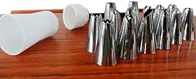 Saco Decorador Confeiteiro Profissional 12 Bicos Inox Bolo