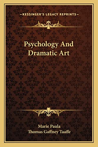 Psychology And Dramatic Art