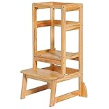SDADI Mother's Helper Adjustable Height Step Stool Safety...