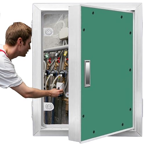 Panel de acceso eléctrico empotrado con marco de aluminio para techos de comercio 2