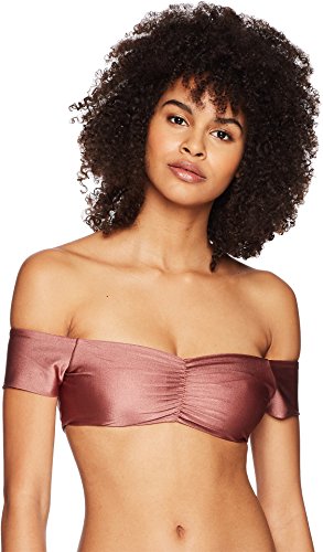 Maaji Shimmering Cumbia Four-Way Top Cognac MD