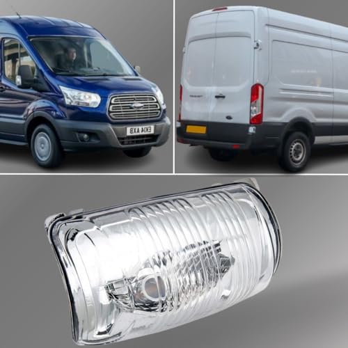 Easy Link 2x Spiegelblinker Rechts Links Außenspiegel Blinker Seitenblinker Blinkleuchte Kompatibel mit Ford Transit MK8 2014- 1847389 1847387