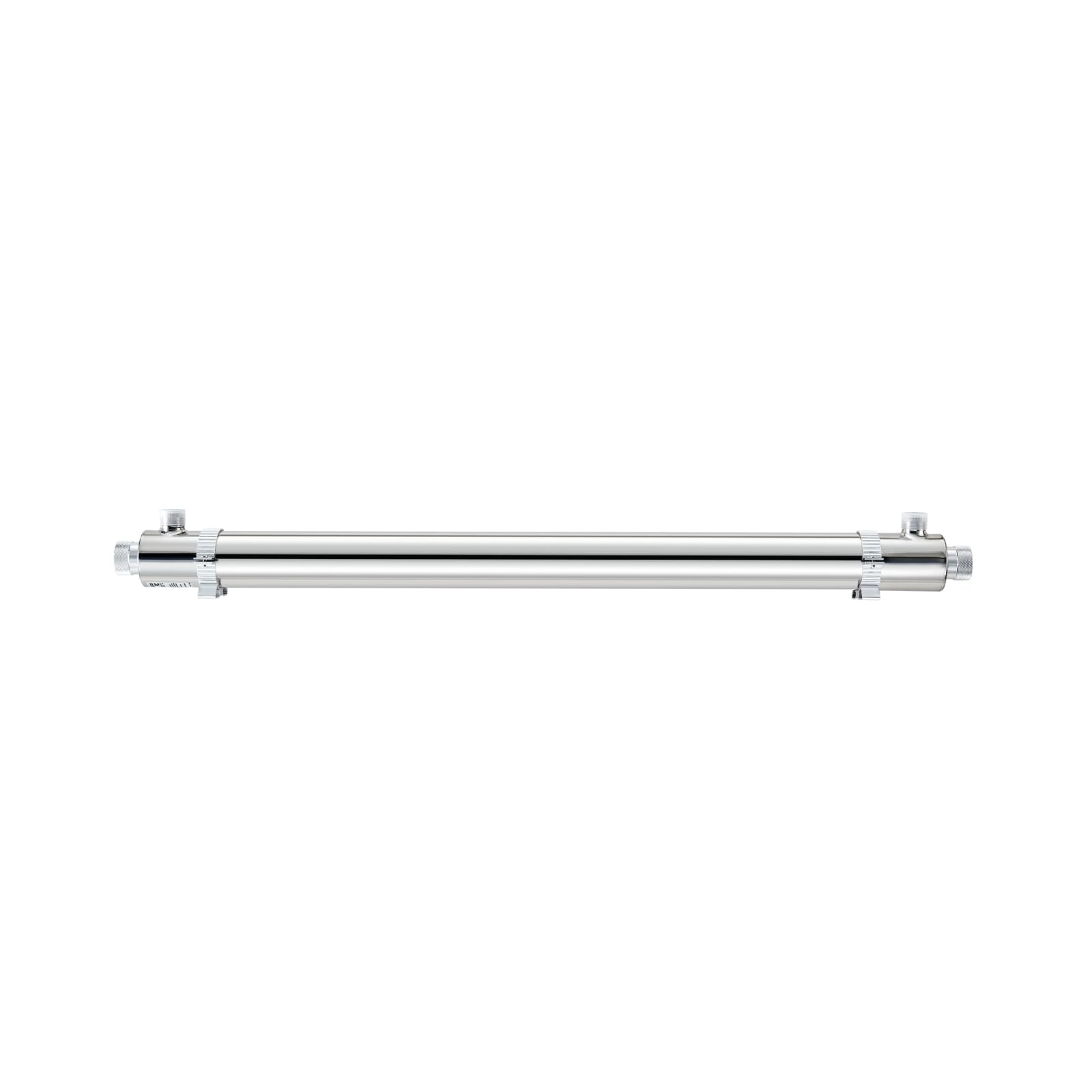 VEVOR Purificateur d'Eau UV 55 W 45,4 L/min, Filtre à Eau Ultraviolet avec Boîtier en Acier Inoxydable, Filtration pour Toute la Maison avec Manchon en Quartz, Adapté pour la Douche Boire Nettoyage