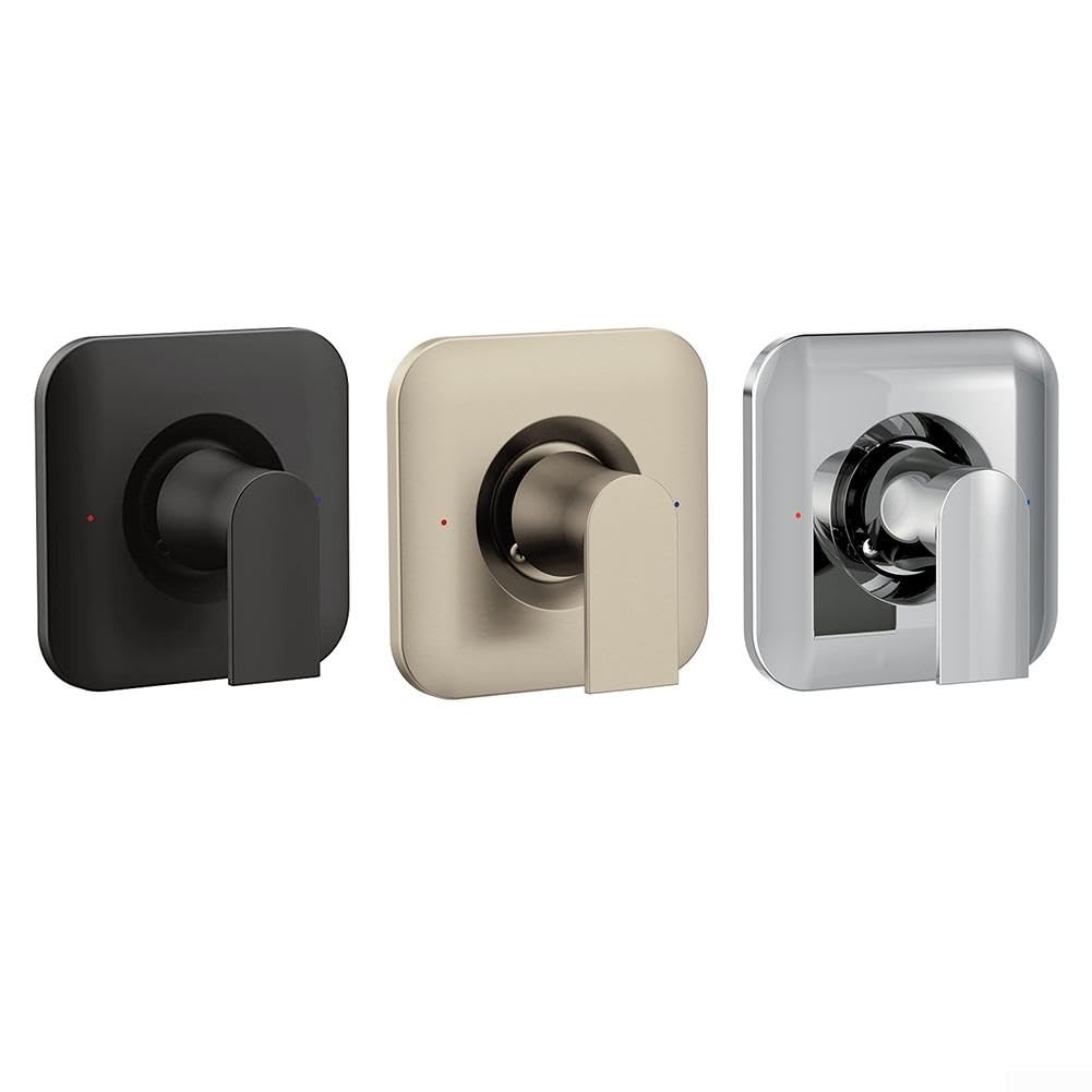 Set di accessori per rubinetto doccia in metallo nero maniglia a leva