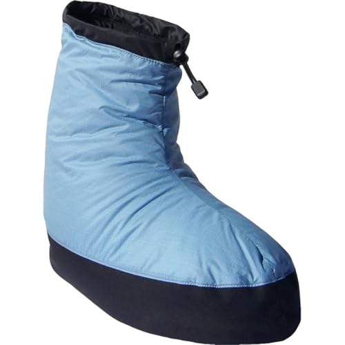 Western Mountaineering, Standard Down Bootie - Men's, Sky Blue, XS