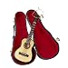 Kurt Adler 5.52" Wood Pearlized Guitar Ornament