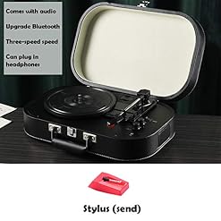 Player Enregistrer Bluetooth Tourne Disque avec des Haut-parleurs Stéréo Portable Courroie À 3 Vitesses, Une Prise… - Les Beatles, Paul McCartney, John Lennon, RIngo Starr, George Harrison Player Enregistrer Bluetooth Tourne Disque avec des Haut-parleurs Stéréo Portable Courroie À 3 Vitesses, Une Prise… – Image 2