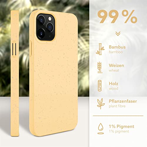 Étui iPhone 11 Pro durable jaune coque naturelle Sama Sama