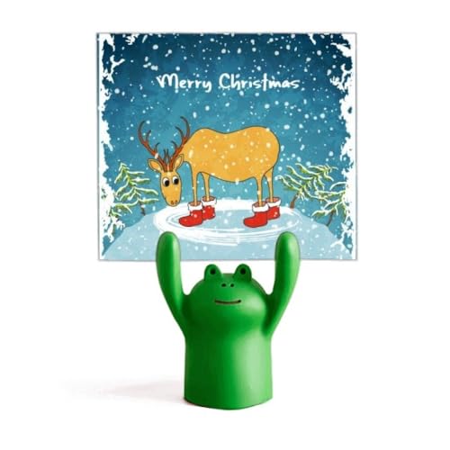 Porte-mémo grenouille Mas Deer en résine pour de petites notes