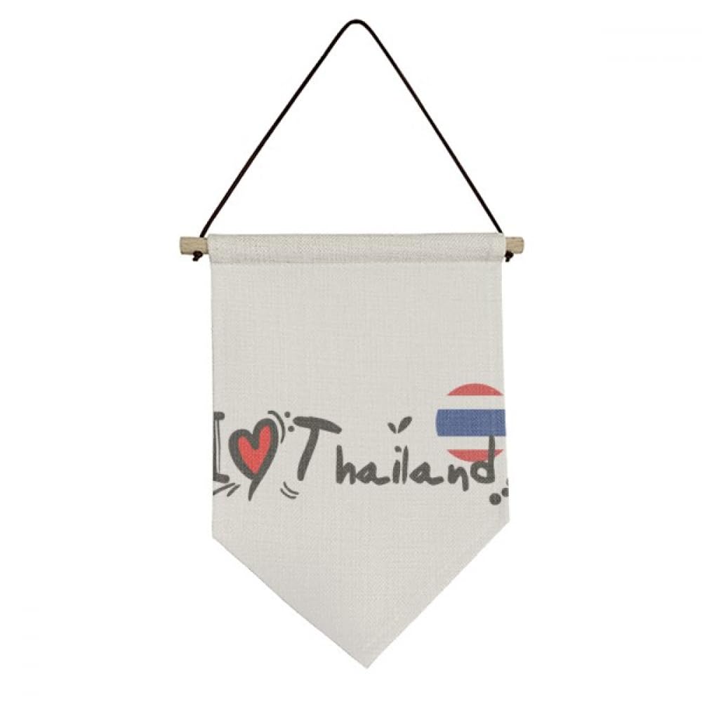 Toile à suspendre I Love Thailand pour salon et chambre