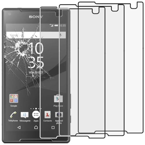 ebestStar - [Lote x3 Cristal Templado Compatible con Sony Xperia Z5 Compact Protector de Pantalla, Película Vidrio Protectora Ultrafina, Dureza 9H, Sin-Burbujas [Aparato: 127 x 65 x 8.9mm, 4.6'']