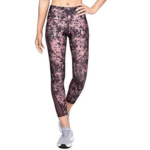 Under Armour HeatGear Armour Print Ankle Crop XS Pixel Purple