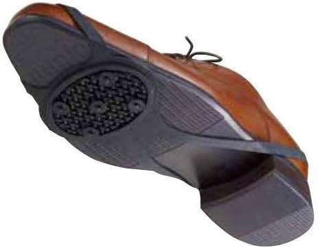 Amazon イズフィット メンズ 靴 滑り止め スパイク 雪 靴底 携帯用 紳士 ビジネス アイゼン 雪対策 雪道用 かんたん装着 アイススパイクポータブル R1 77 グレーケース 男性用 25 28cm シューズチャーム