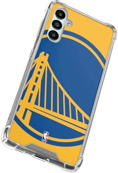 Skinit Clear Phone Case Compatible with Galaxy A14 5G - Officially Licensed NBA Golden State Warriors Large Logo Design