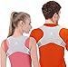 Posture Corrector for Women and Men Anoopsyche Comfortable Upper Clavicle Support Device for Thoracic Kyphosis and Shoulder Neck Pain Relief Adjustable Brace, Chest 28"-44"(Gray)