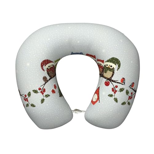 Almohada de Viaje de Fibra de Poliester Color Negro miniatura 1