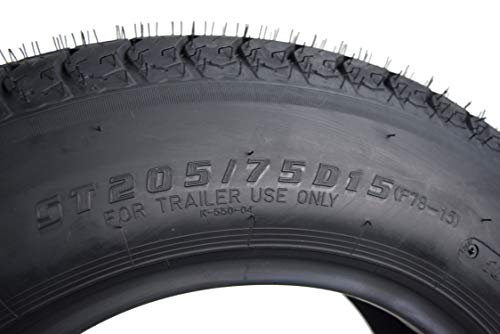 Kenda Load Star Bias Ply Dot Trailer Tire Loadstar With Bottle Opener Key Chain (St205/75D15 4 Pack) #TOP3