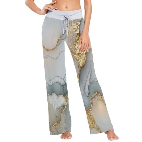 Pantalon de pyjama d'été femme imprimé XS en tissu léger pour la nuit