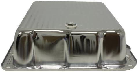 Compatible/Replacement for Chevy/GM 700R4-4L60E-4L65E Steel Transmission Pan (Deep Sump) - Chrome