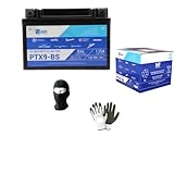 senza manutenzione BATTERIA PTX9-BS YTX9-BS FORNITA CARICA E PRONTA ALL\'USO CCA 135A COMPATIBILE CON SYM Joyride 150 da anno 2001 al 2002 BATTERIE PER MOTO 8AH AMPERE 12VOLT 150X87X105MM