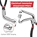 Aufisi Electrical Disconnect Pliers, 7 pcs Electrical Disconnect Pliers for Cars, Connector Removal Tool for Push Tab Style Plugs