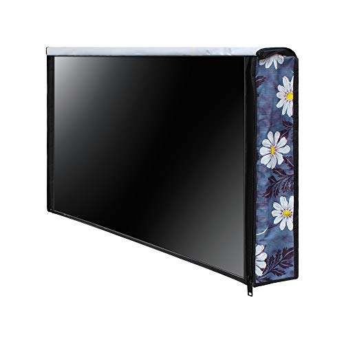 Image of DREAM CARE Double Use - Transparent & Printed Flap - 43 Inches LED TV Cover, Waterproof LED TV Cover for (LG, Samsung, Vu, Mi, Realme, TCL, Croma), SA010