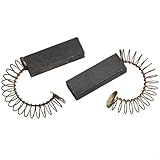Kohlebürsten für Motorreparatur 30mm x 11mm x 6mm mit integrierten Drahtleitungen und Federn (6 Stück)