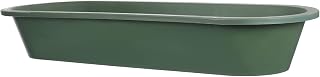 TOYANDONA Capacity Pig Trough Feed Distributor Chicken Trough Feeder Goat Feeding Livestock Feed Container Weatherproof Design