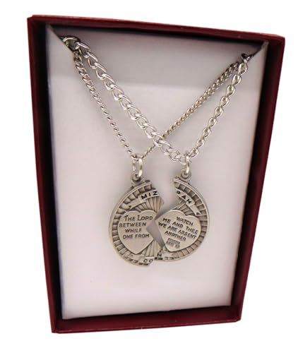Westman Works Pewter Mizpah Necklace Set with Stainless Steel Chains, 18 Inch and 24 Inch4