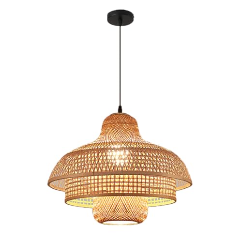 Lustre cotier suspension rotin cuisine ilot central boheme osier