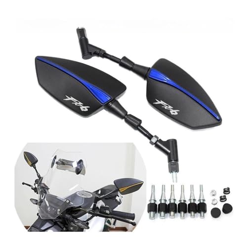 Espejos laterales de alta definición antivibración universales para moto FZ6 4