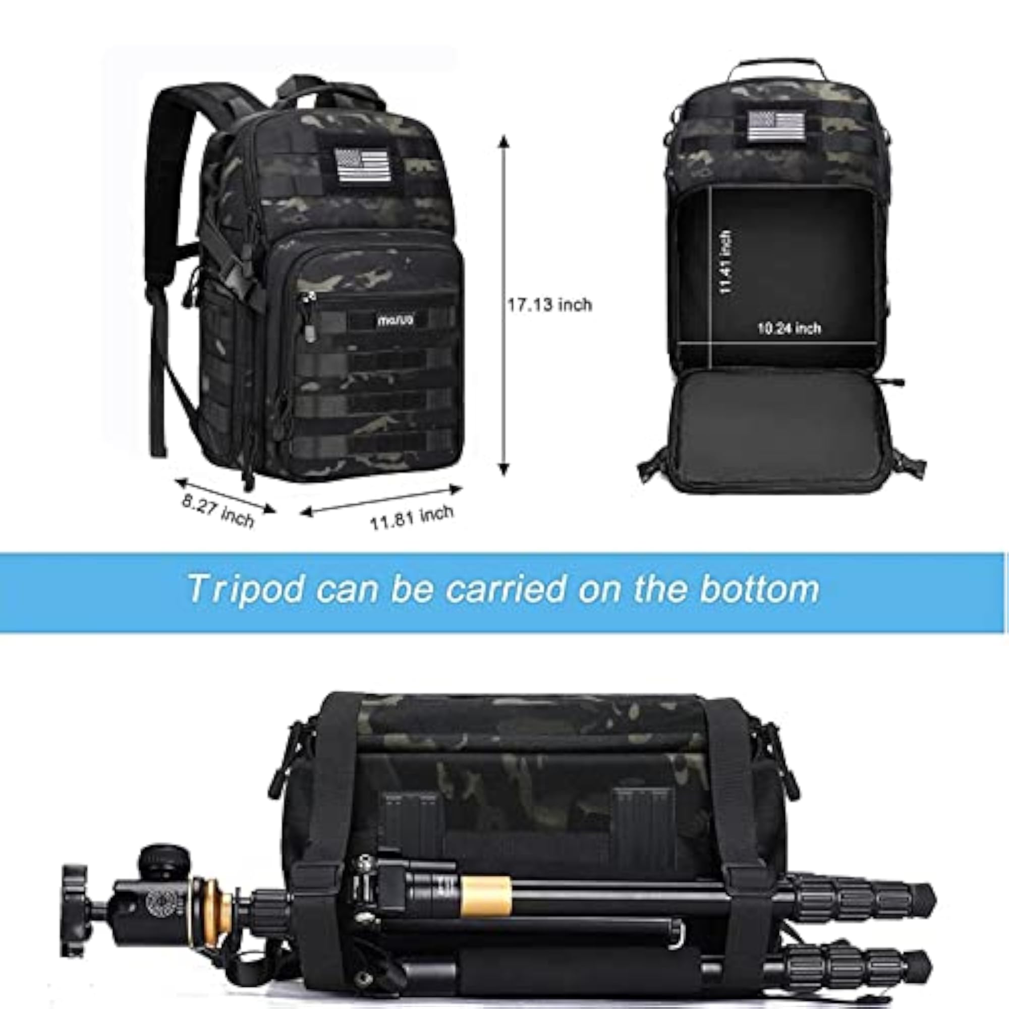 DSLR Camera Backpack, Tactical Photography Bag