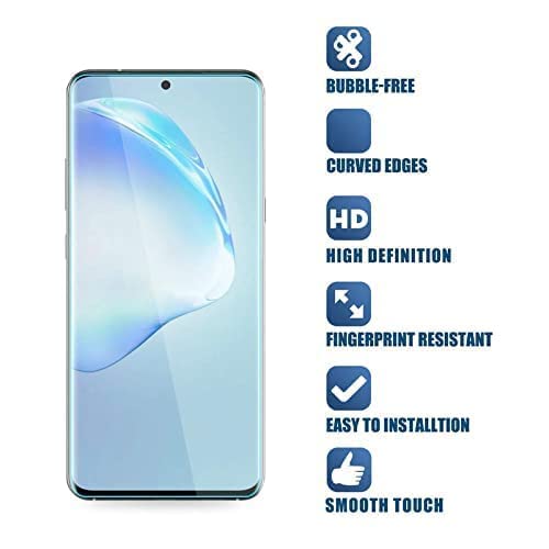 Image of OCTRIX Premium Screen Protector For Vivo V25 Pro Tempered Glass Full Adhesive UV Glue Curved Edge to Edge Case Friendly HD Clarity with easy installation kit (Pack of 1)- By Blackwik