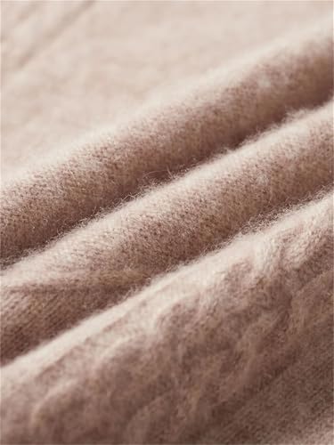 Men's Business Casual Crew Neck Long Sleeve Cashmere Knitted Soft Pullover Sweater3