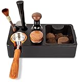 Guolich Estación de Tamping de 51-58 mm,Tamper Station para Barista, Coffee Tamping Station Accesorios de Barista, Tamper Station Antideslizante,Soporte para Manipulación de Café,Accesorios Cafe