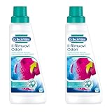 Dr. Beckmann Il Rimuovi Odori | Rimuove gli odori ostinati e persistenti | Per un bucato sempre fresco | Piacevole fragranza | 500 ml (Confezione da 2)