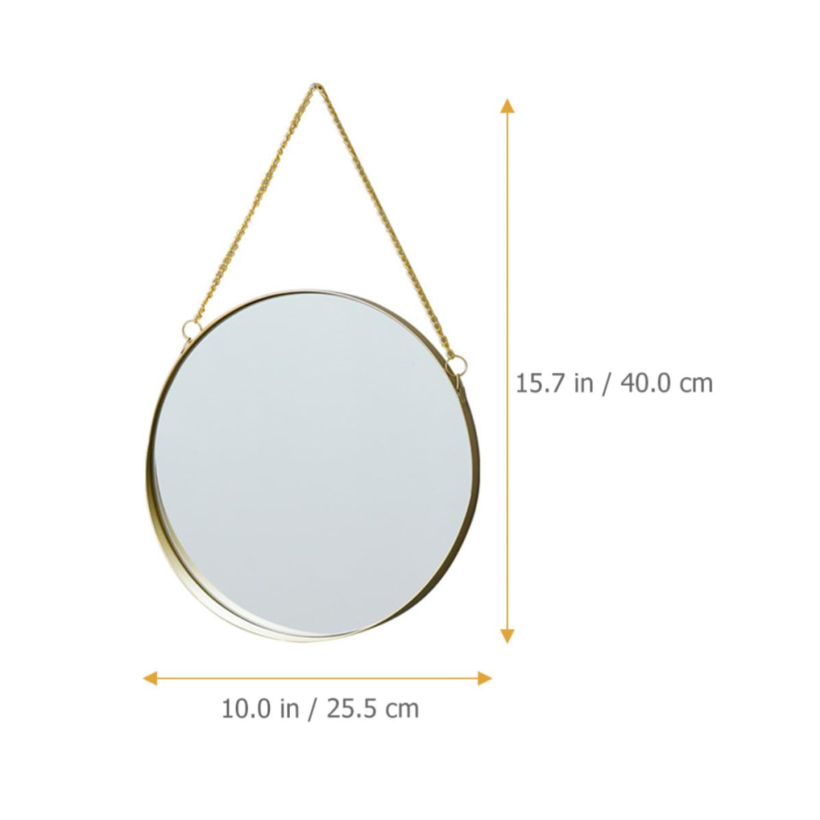 Round Wall Hanging Makeup Mirror Decorative Bathroom Vanity Mirror for Home Decor
