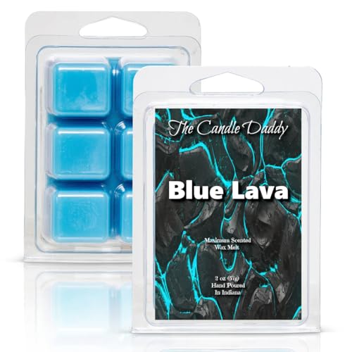 The Candle Daddy Blue Lava Scented Wax Melts 2 oz 6 Cubes Made in USA